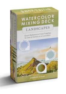 David & Charles Watercolor Mixing Deck, Landscapes , Quick Reference Color Palettes To Use At Home Or On Location