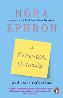 I Remember Nothing and other reflections, EPUB eBook I Remember Nothing and other reflections, EPUB eBook