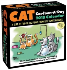 Cat Cartoon-A-Day 2019 Calendar, Calendar Book Cat Cartoon-A-Day 2019 Calendar, Calendar Book