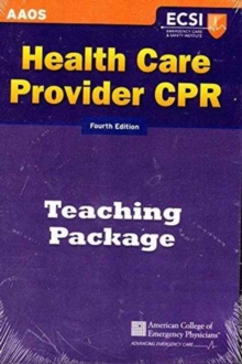 Health Care Provider CPR Teaching Package, Kit Book Health Care Provider CPR Teaching Package, Kit Book