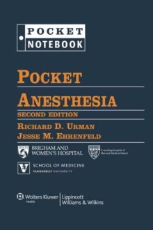 Pocket Anesthesia, Loose-leaf Book Pocket Anesthesia, Loose-leaf Book