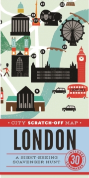 City Scratch-Off Map: London : A Sightseeing Scavenger Hunt, Paperback Book City Scratch-Off Map: London : A Sightseeing Scavenger Hunt, Paperback Book