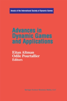 Advances in Dynamic Games and Applications