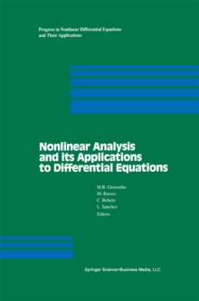 Nonlinear Analysis and its Applications to Differential Equations