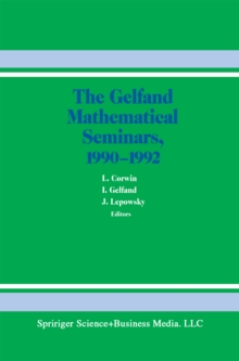 The Gelfand Mathematical Seminars, 1990-1992