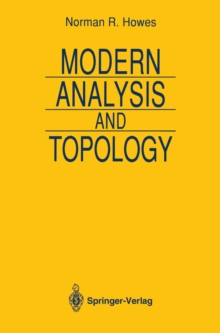 Modern Analysis and Topology