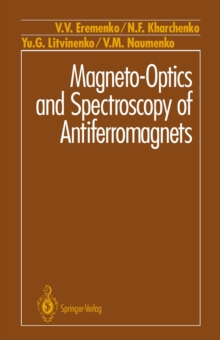 Magneto-Optics and Spectroscopy of Antiferromagnets