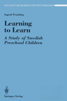 Learning to Learn : A Study of Swedish Preschool Children