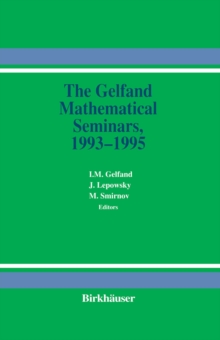 The Gelfand Mathematical Seminars, 1993-1995