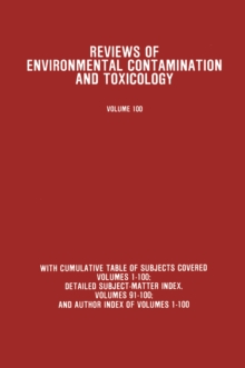 Reviews of Environmental Contamination and Toxicology : Continuation of Residue Reviews