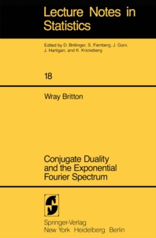 Conjugate Duality and the Exponential Fourier Spectrum