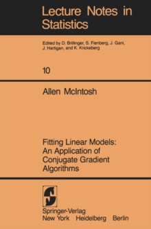 Fitting Linear Models : An Application of Conjugate Gradient Algorithms