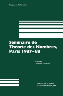 Seminaire de Theorie des Nombres, Paris 1987-88