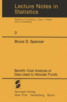 Benefit-Cost Analysis of Data Used to Allocate Funds