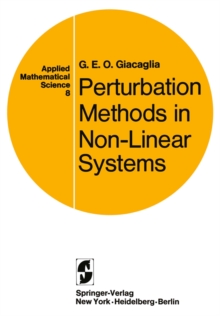 Perturbation Methods in Non-Linear Systems