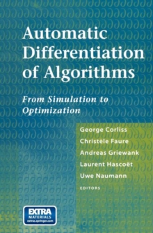 Automatic Differentiation of Algorithms : From Simulation to Optimization