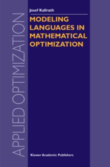 Modeling Languages in Mathematical Optimization