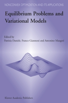 Equilibrium Problems and Variational Models