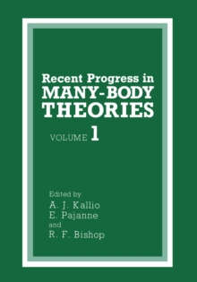 Recent Progress in MANY-BODY THEORIES