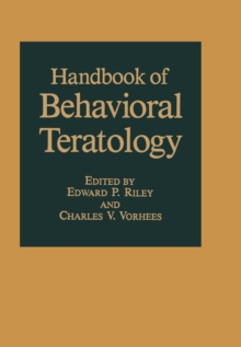 Handbook of Behavioral Teratology