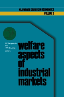 Welfare aspects of industrial markets