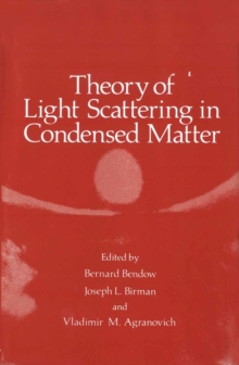 Theory of Light Scattering in Condensed Matter : Proceedings of the First Joint USA-USSR Symposium