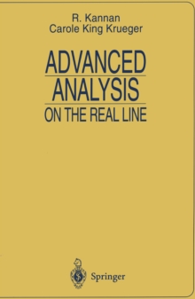 Advanced Analysis : on the Real Line