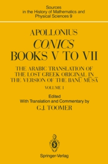 Apollonius: Conics Books V to VII : The Arabic Translation of the Lost Greek Original in the Version of the Banu Musa