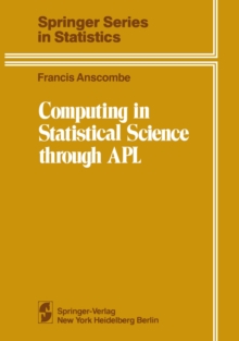 Computing in Statistical Science through APL