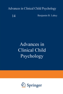 Advances in Clinical Child Psychology