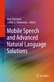 Mobile Speech and Advanced Natural Language Solutions