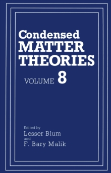 Condensed Matter Theories