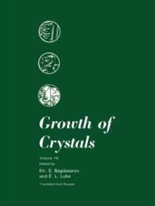 Growth of Crystals : Volume 16