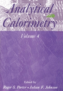 Analytical Calorimetry : Volume 4