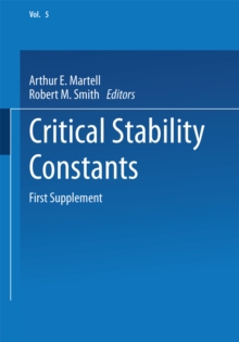 Critical Stability Constants : First Supplement