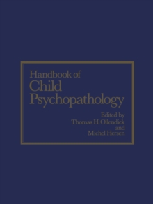 Handbook of Child Psychopathology