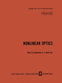 Nonlinear Optics