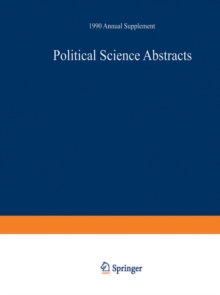 Political Science Abstracts : 1990 Annual Supplement