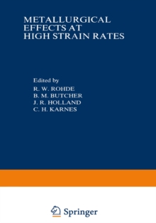 Metallurgical Effects at High Strain Rates