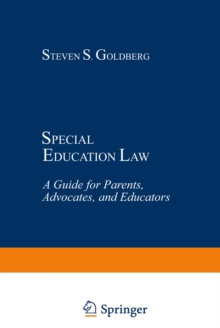 Special Education Law : A Guide for Parents, Advocates, and Educators