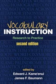 Vocabulary Instruction, Second Edition : Research to Practice, Hardback Book Vocabulary Instruction, Second Edition : Research to Practice, Hardback Book
