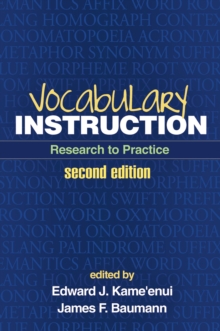 Vocabulary Instruction, Second Edition : Research to Practice