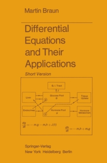 Differential Equations and Their Applications : Short Version