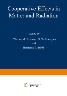 Cooperative Effects in Matter and Radiation