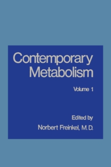 Contemporary Metabolism : Volume 1