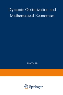 Dynamic Optimization and Mathematical Economics