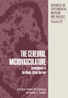 The Cerebral Microvasculature : Investigation of the Blood-Brain Barrier