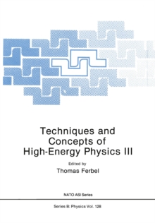 Techniques and Concepts of High-Energy Physics III