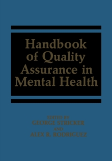 Handbook of Quality Assurance in Mental Health