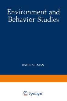 Environment and Behavior Studies : Emergence of Intellectual Traditions